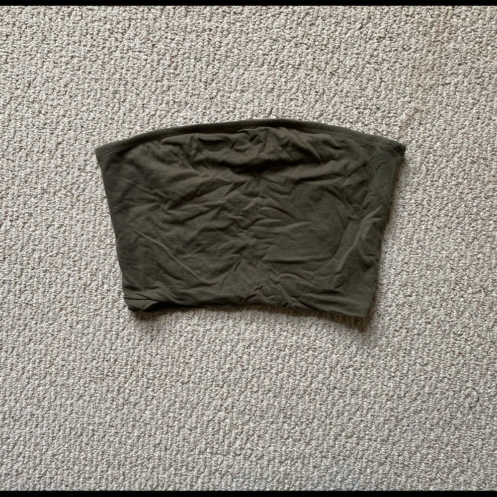 large green tube top from active usa